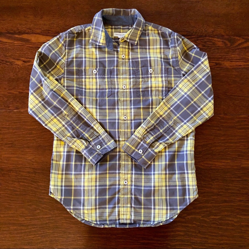 EUC Tucker + Tate Plaid Button Down